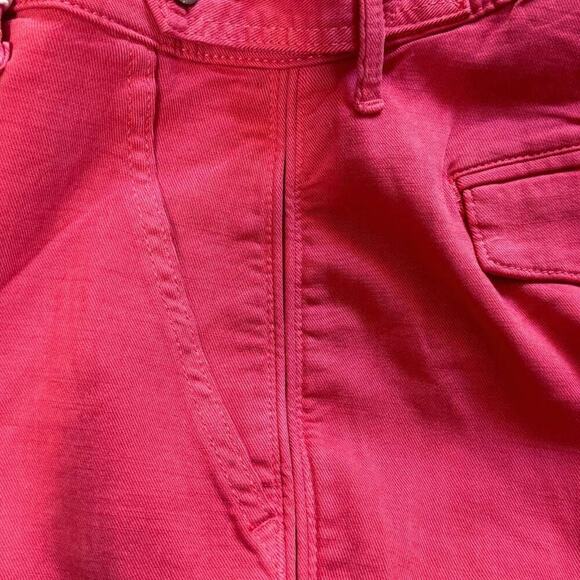 PISTOLA Erin High Rise Utility Crop Pant Straight Leg Patch Pocket NWT Sz 33 - Picture 6 of 8